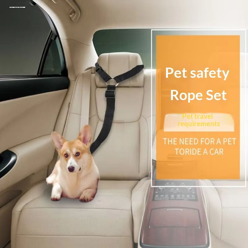 Dog Seat Belt Harness Safety Tether - Arnés de Seguridad Ajustable para Perros