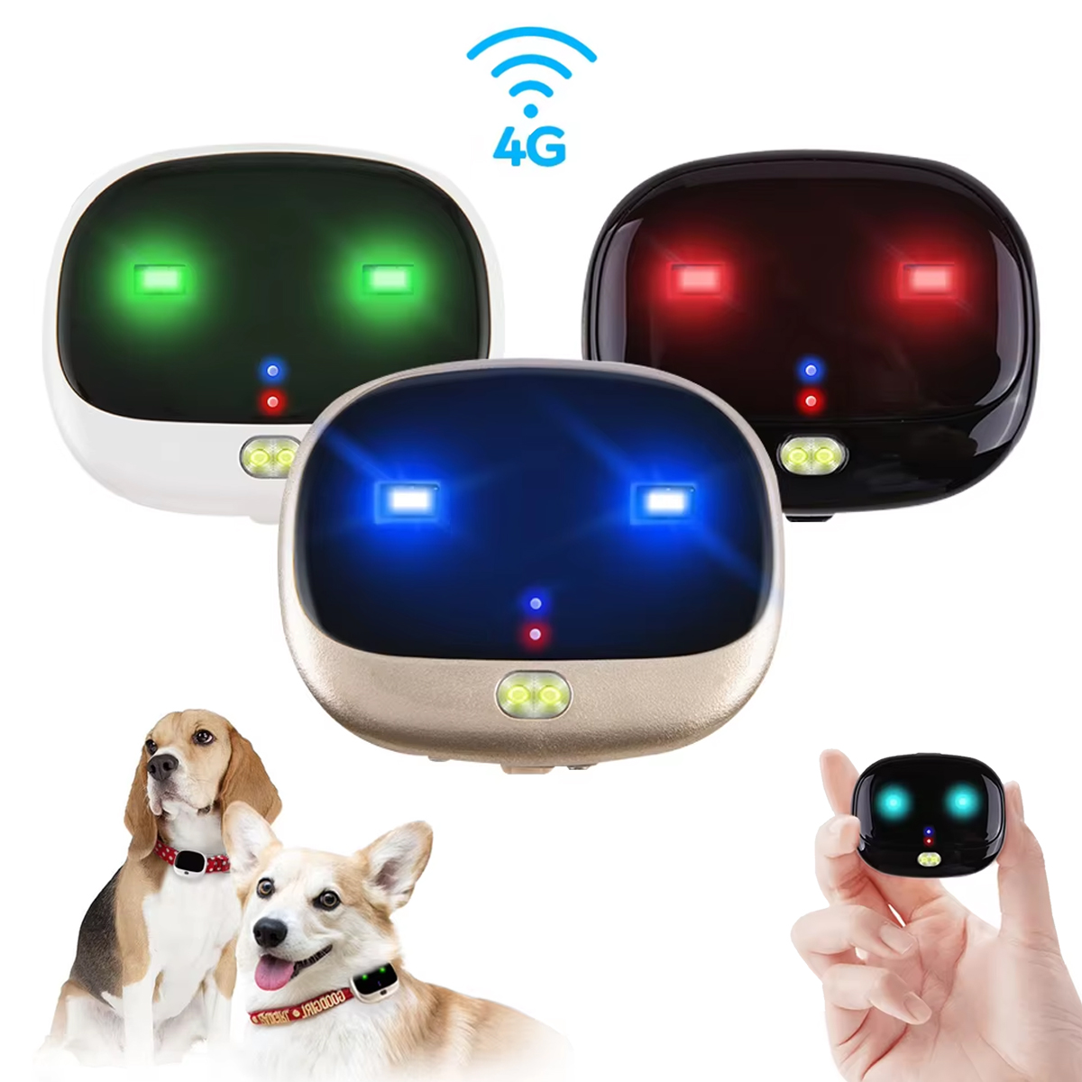 Dog Gps Tracker Collar 4G Waterproof - Rastreador Gps resistente al agua 4G,