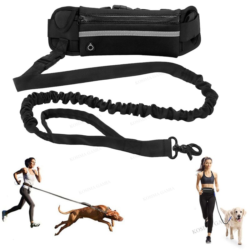 Hands Free Dog Running Leash Waist Belt - Correa Multifuncional para Perros, Manos Libres,