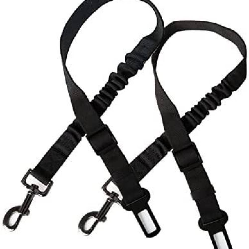 Dog Seat Belt Harness Safety Tether - Cinturón de seguridad elástico para mascotas,