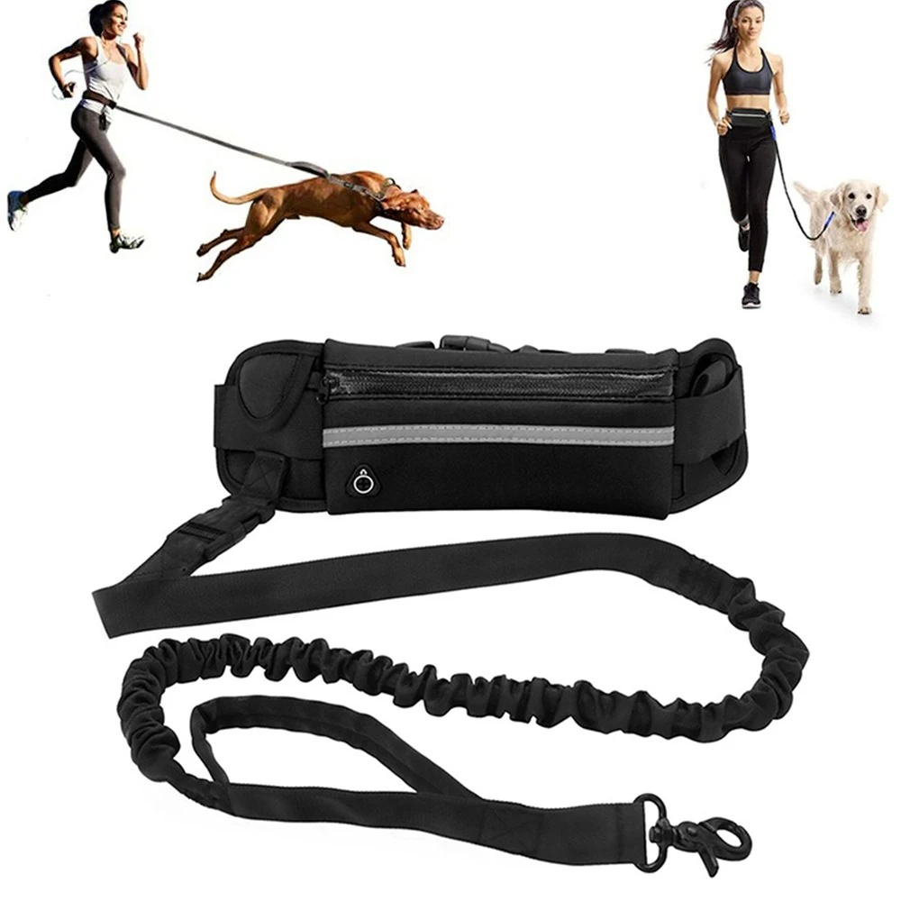 Hands Free Dog Running Leash Waist Belt - Correa para Mascotas, Correa para Perros