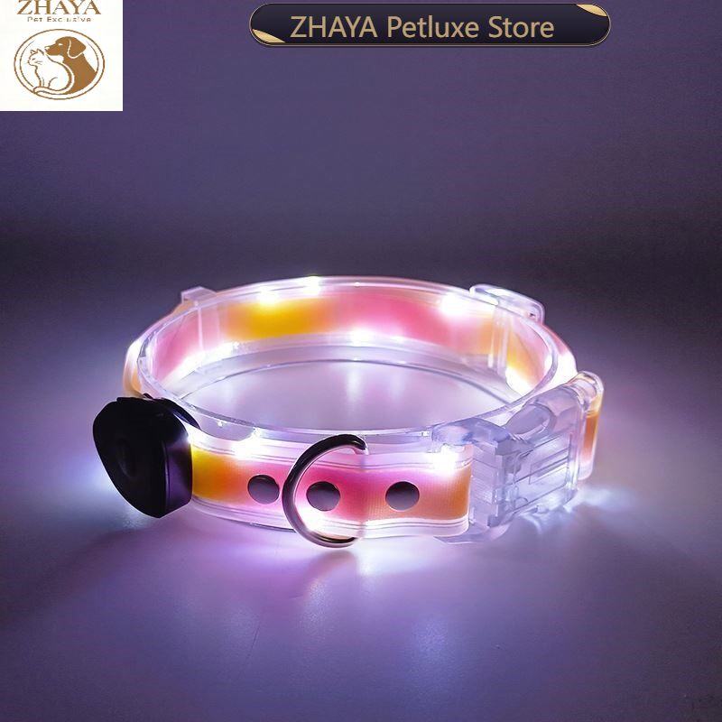 Led Dog Collar Glowing Rechargeable Usb - Collar Luminoso para Perro con Luz