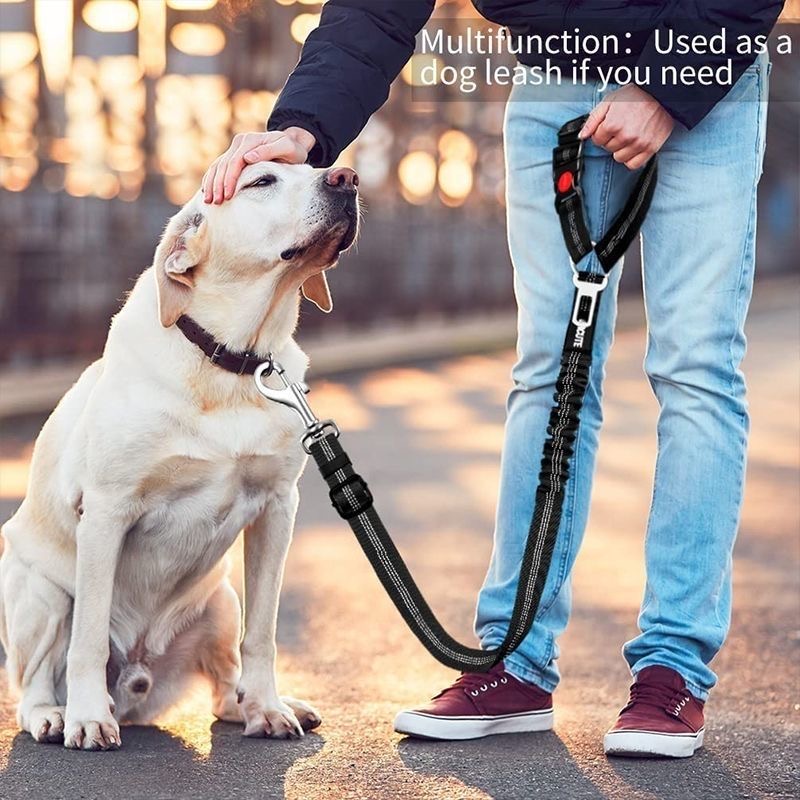 Dog Seat Belt Harness Safety Tether - Cinturón de Seguridad para Perros, Arnés