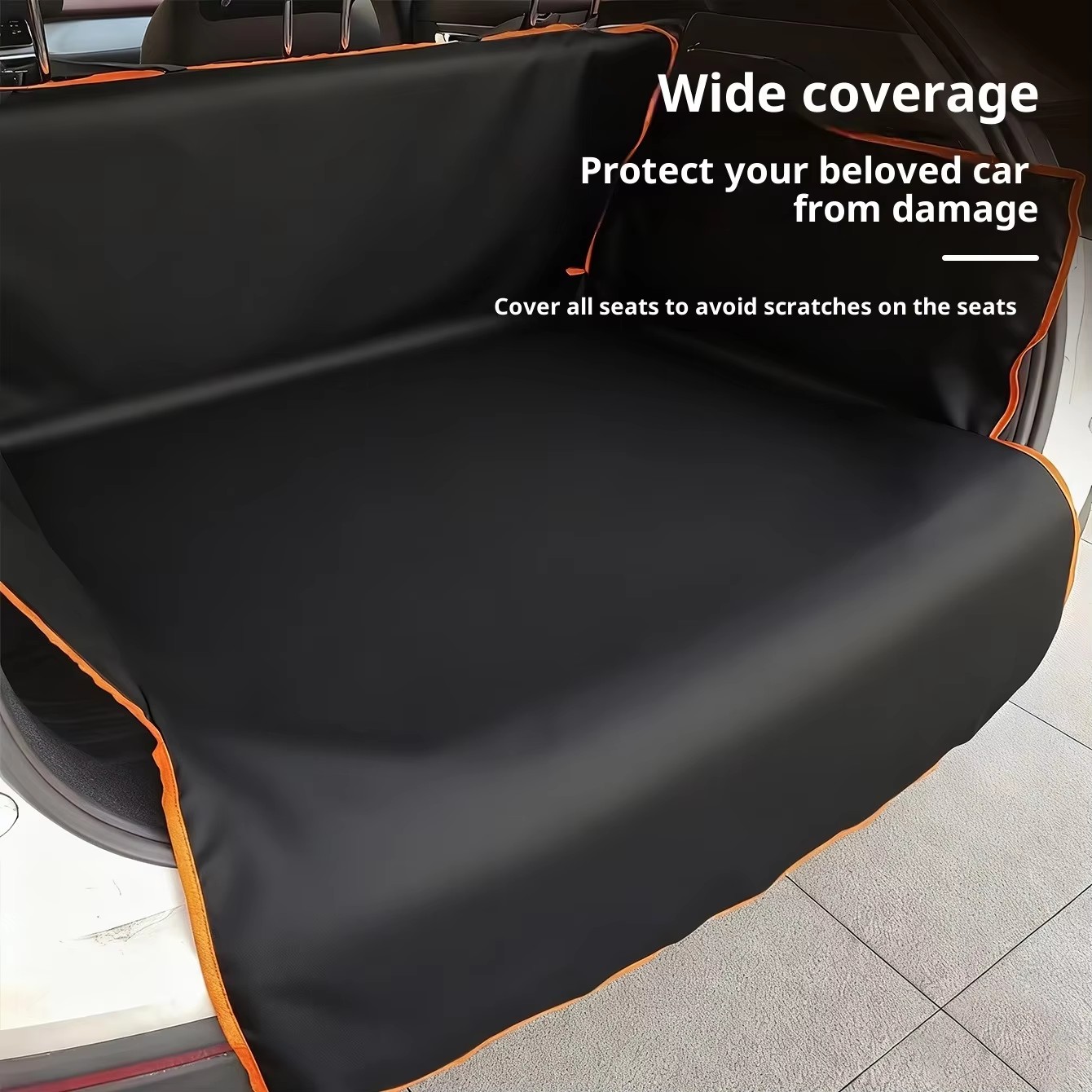 Dog Car Seat Cover Waterproof Back Seat - Protector de Maletero para SUV -