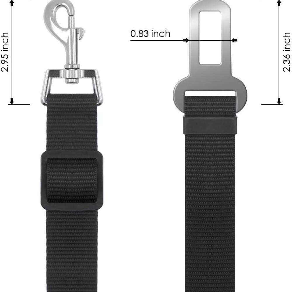 Dog Seat Belt Harness Safety Tether - Cinturón de seguridad reflectante para perros,