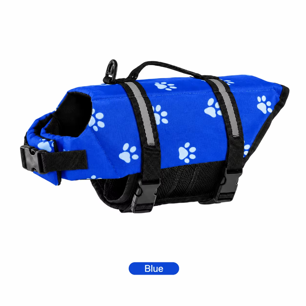 Dog Life Jacket Vest Buoyancy Handle - Chaleco Salvavidas para Perros Reflectante y