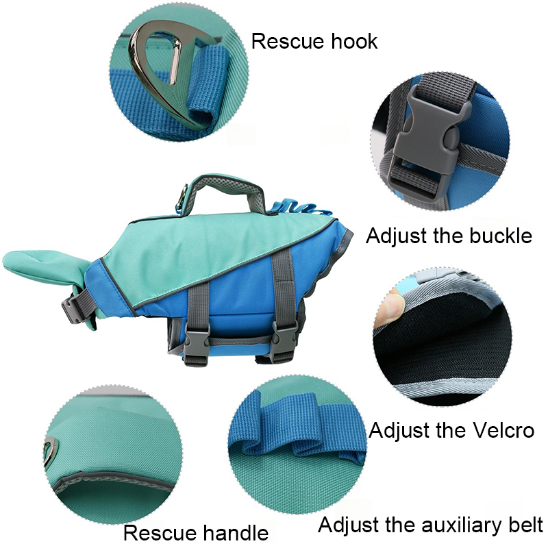 Ropa de Natación para Perros,  - Dog Life Jacket Vest Buoyancy Handle reseña y precio