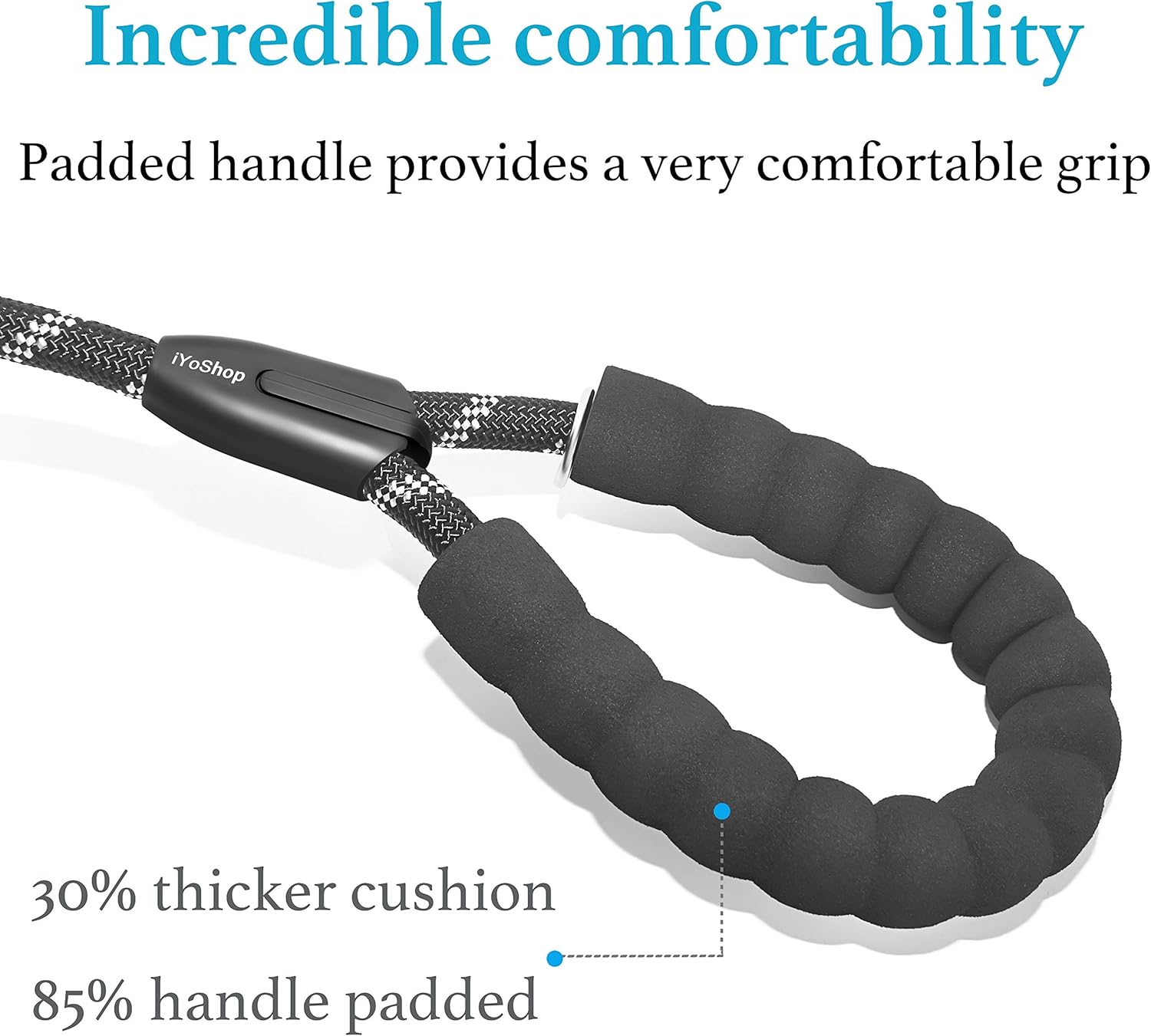 Correa doble para perro, corre - Bungee Dog Leash Shock Absorbing reseña y precio