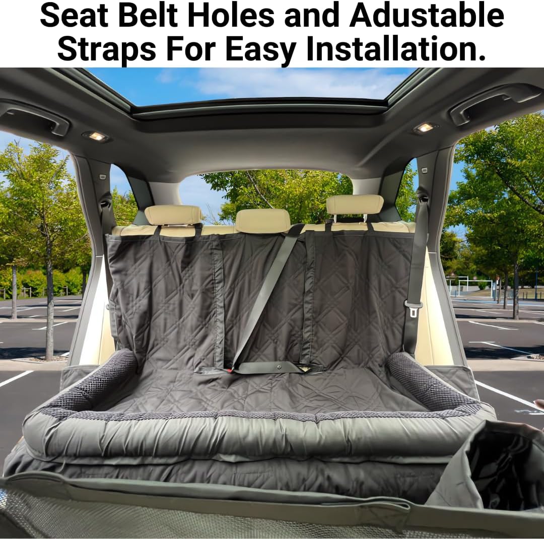 Cama Premium para Perros de Al - Dog Car Seat Cover Waterproof Back Seat reseña y precio
