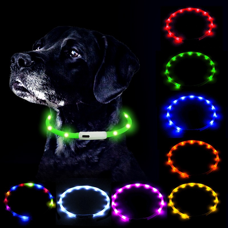 Collar LED Recargable por USB  - Led Dog Collar Glowing Rechargeable Usb reseña y precio