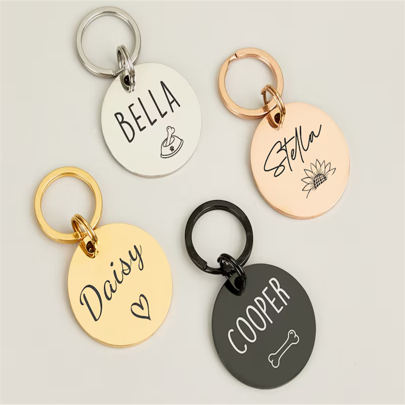 Etiqueta de identificación de  - Reflective Dog Collar Personalized Engraved reseña y precio