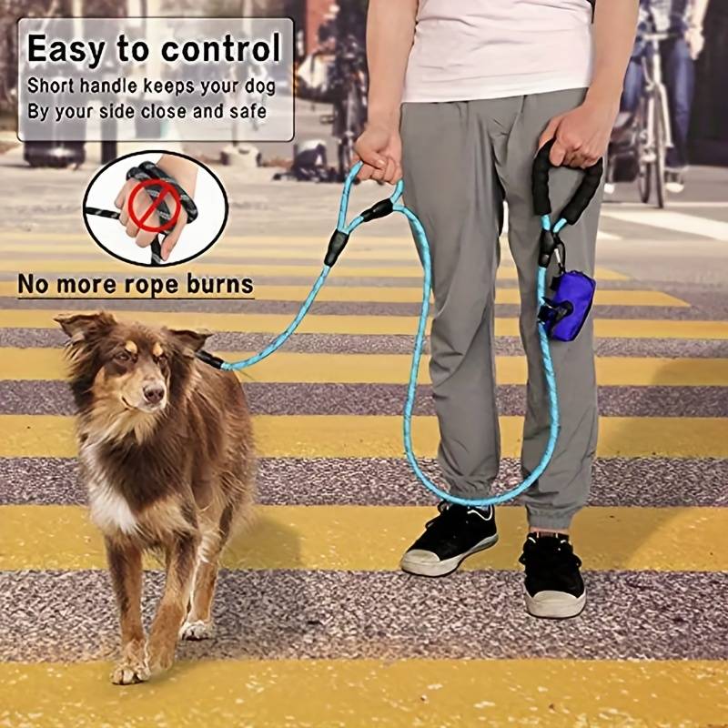 Cuerda para mascotas de 6 pies - Heavy Duty Dog Leash Rope 6Ft Padded reseña y precio