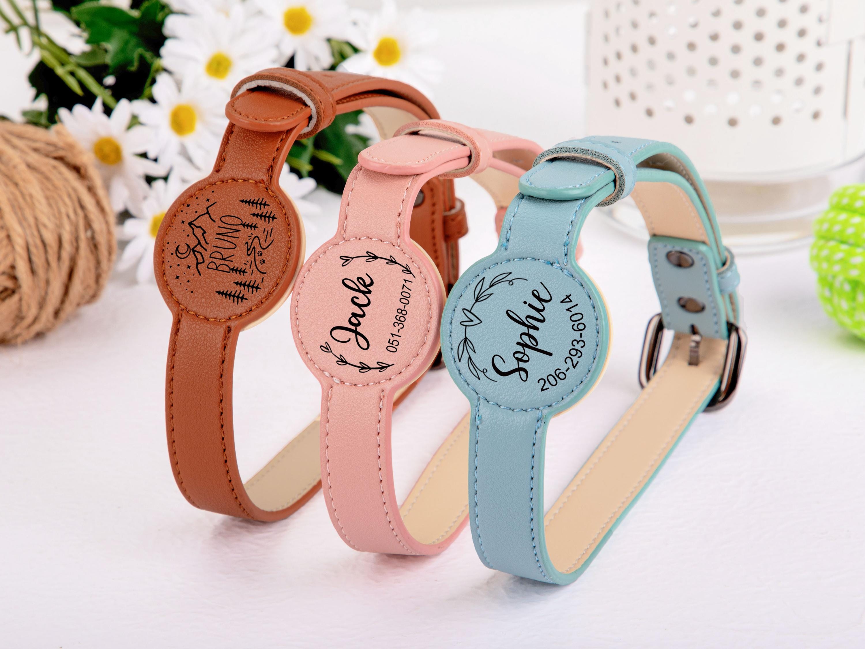Collar de identificación para  - Reflective Dog Collar Personalized Engraved reseña y precio