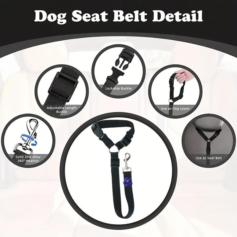 Cinturón de Seguridad para Mas - Dog Seat Belt Harness Safety Tether reseña y precio