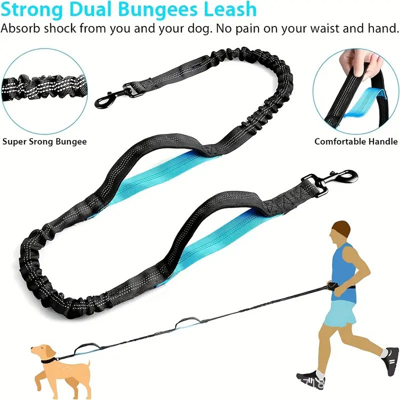Correa de Cintura para Perros, - Hands Free Dog Running Leash Waist Belt reseña y precio