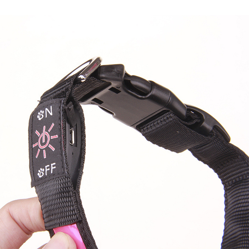 Pinkycolor-Collar LED con carg - Led Dog Collar Glowing Rechargeable Usb reseña y precio