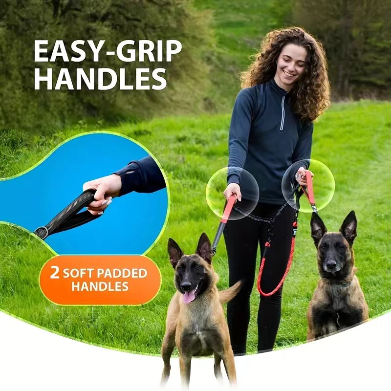 Acoplador de correa para perro - Bungee Dog Leash Shock Absorbing reseña y precio
