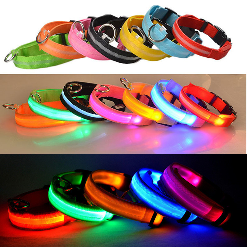 Collar LED brillante recargabl - Led Dog Collar Glowing Rechargeable Usb reseña y precio
