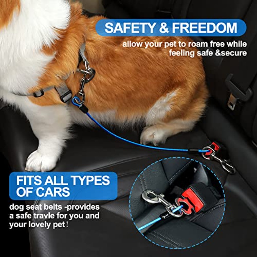 Arnés de seguridad para perros - Dog Seat Belt Harness Safety Tether reseña y precio