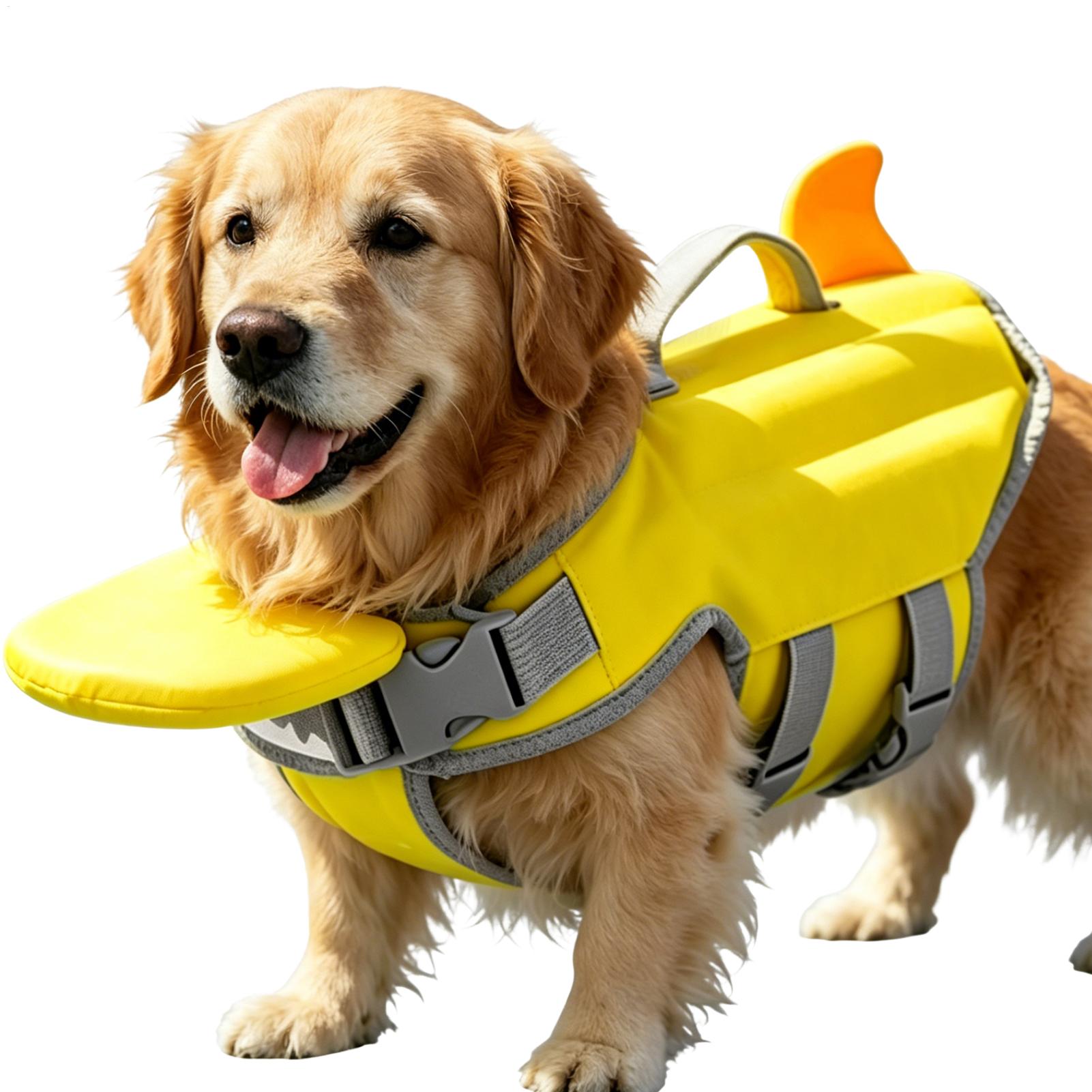 Chaleco salvavidas para perros - Dog Life Jacket Vest Buoyancy Handle reseña y precio