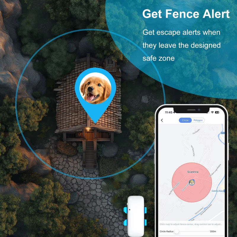 Collar con Rastreador GPS Inte - Dog Gps Tracker Collar 4G Waterproof reseña y precio