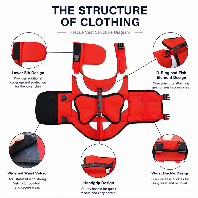 Chaleco Salvavidas para Perros - Dog Life Jacket Vest Buoyancy Handle reseña y precio