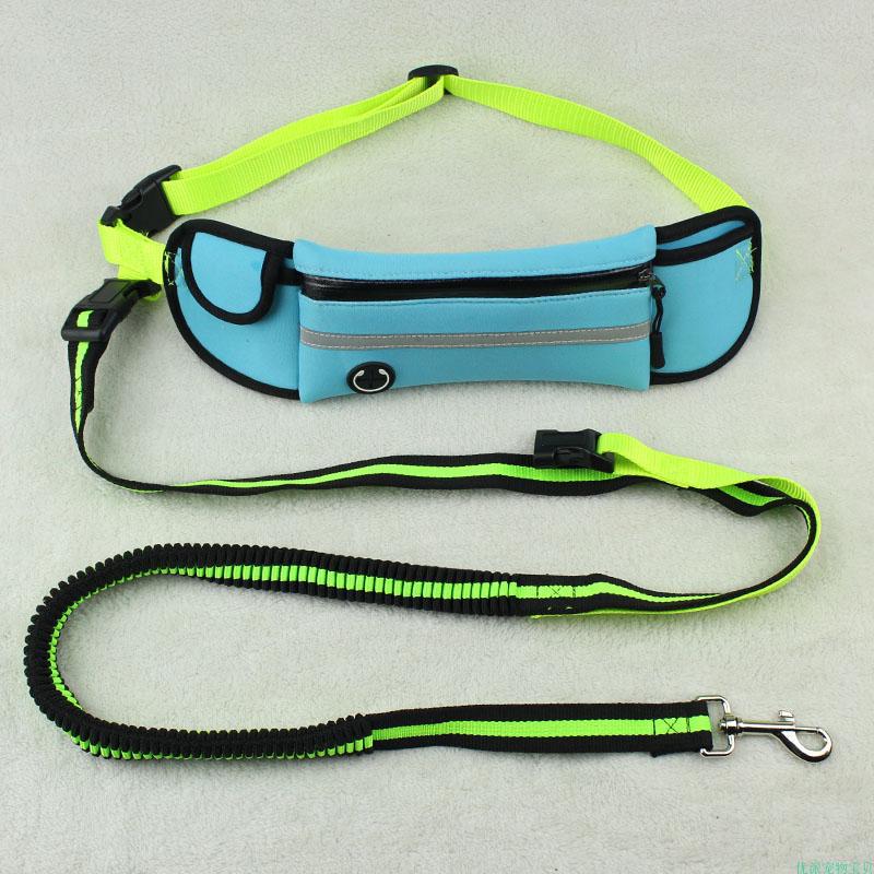 Correa de perro manos libres p - Hands Free Dog Running Leash Waist Belt reseña y precio