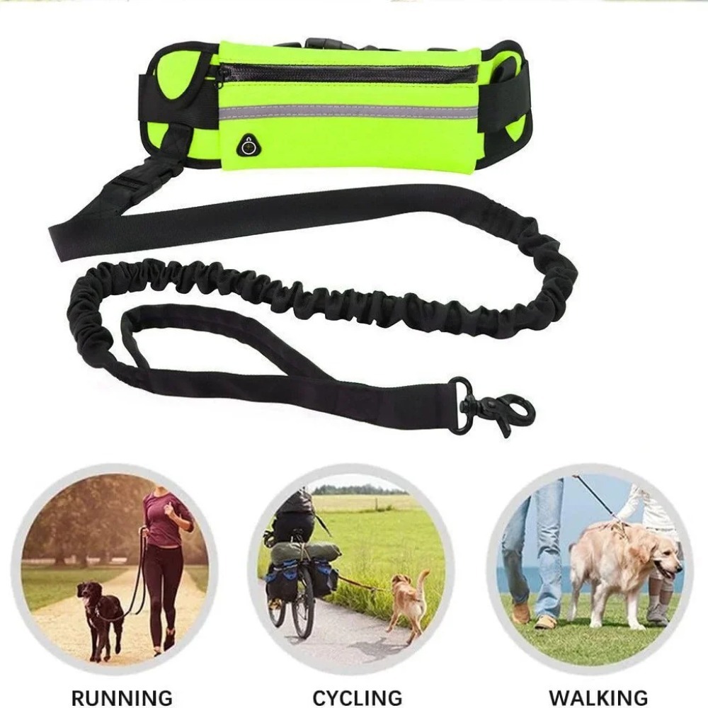 Correa para Perro Manos Libres - Hands Free Dog Running Leash Waist Belt reseña y precio
