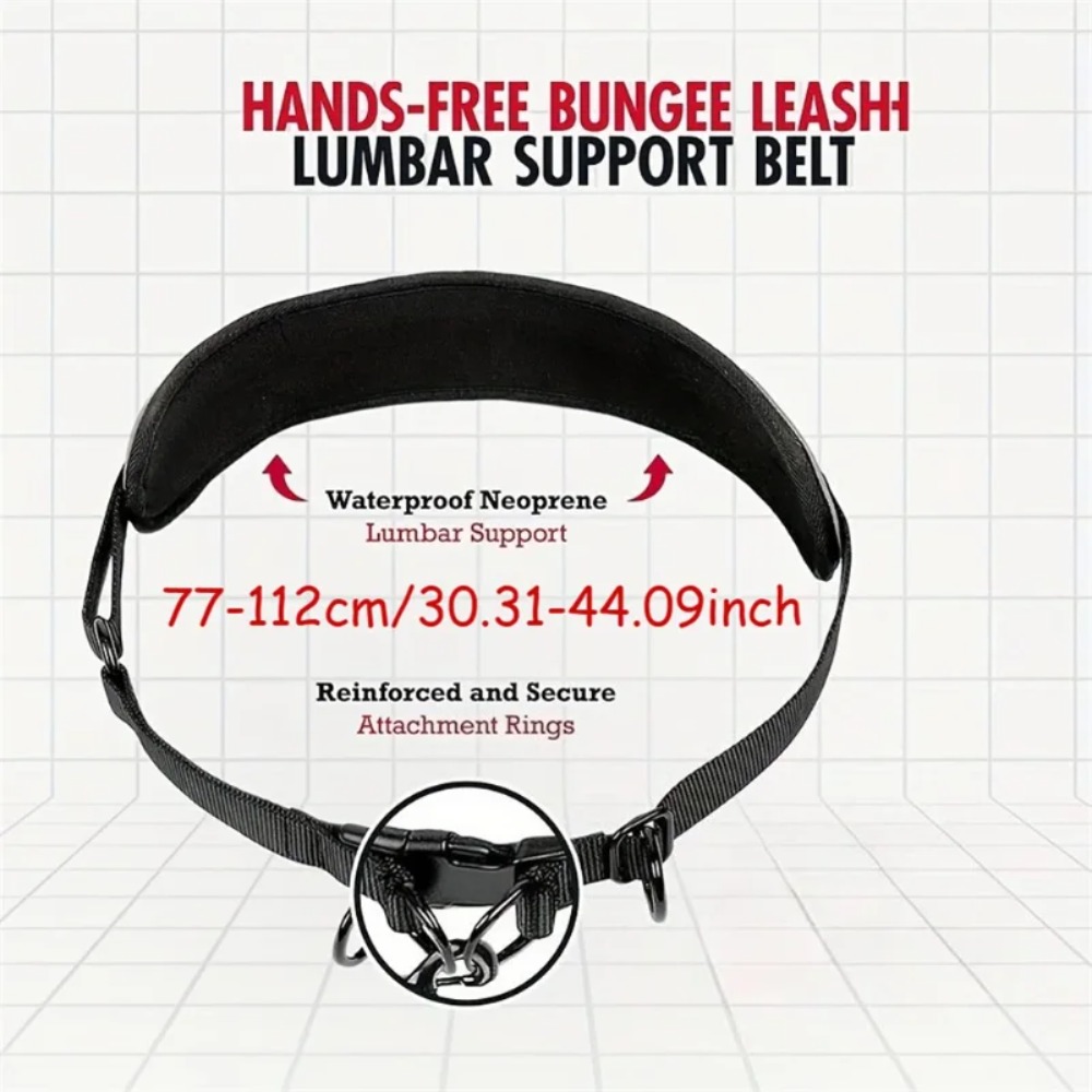 Conjunto de Correa y Riñonera  - Hands Free Dog Running Leash Waist Belt reseña y precio