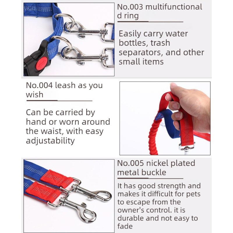 Correa de Pecho Manos Libres p - Hands Free Dog Running Leash Waist Belt reseña y precio