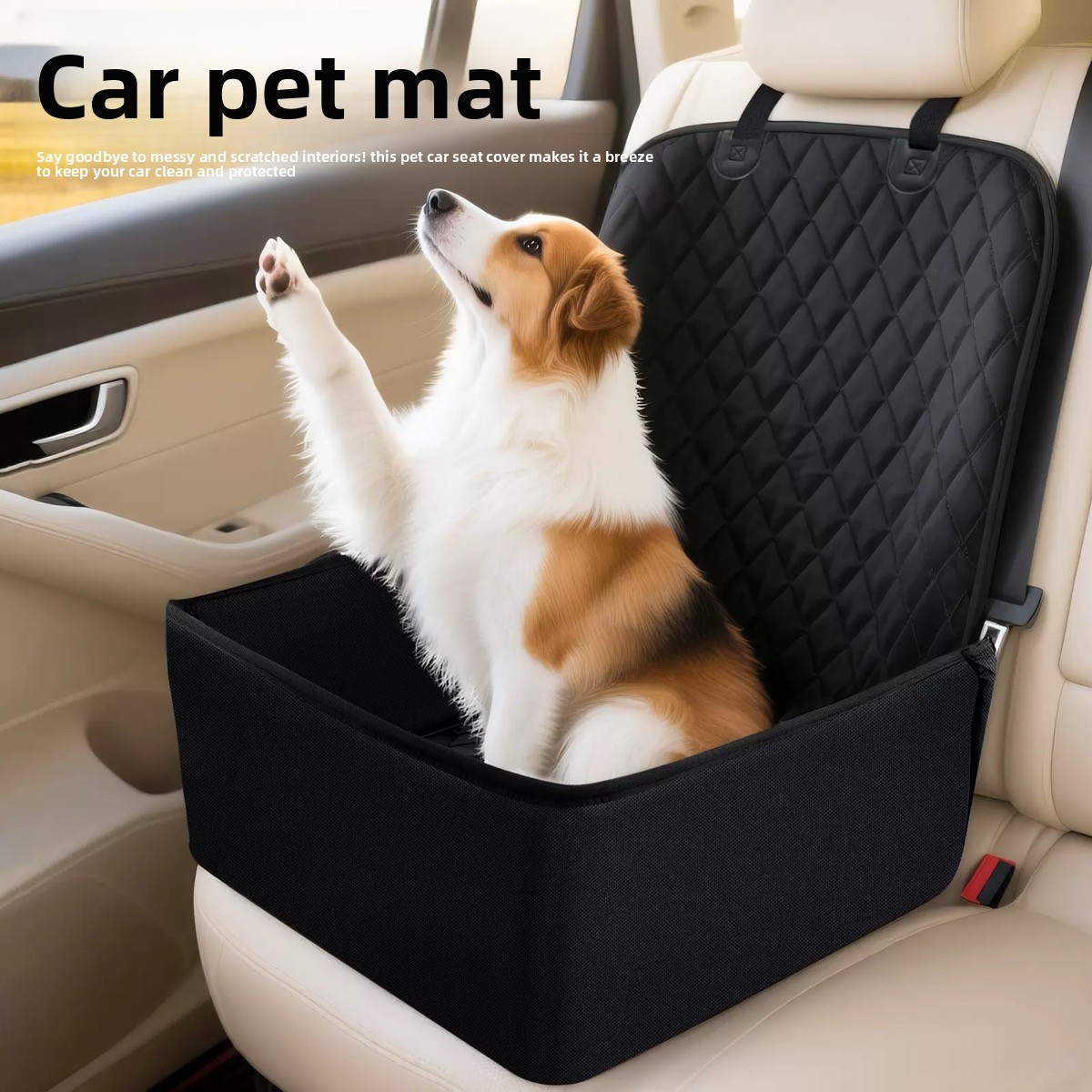Funda impermeable para el asie - Dog Car Seat Cover Waterproof Back Seat reseña y precio