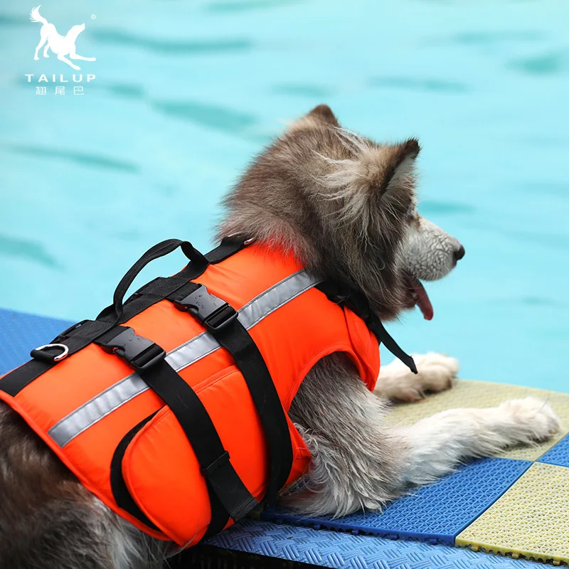 Chaleco salvavidas para perros - Dog Life Jacket Vest Buoyancy Handle reseña y precio