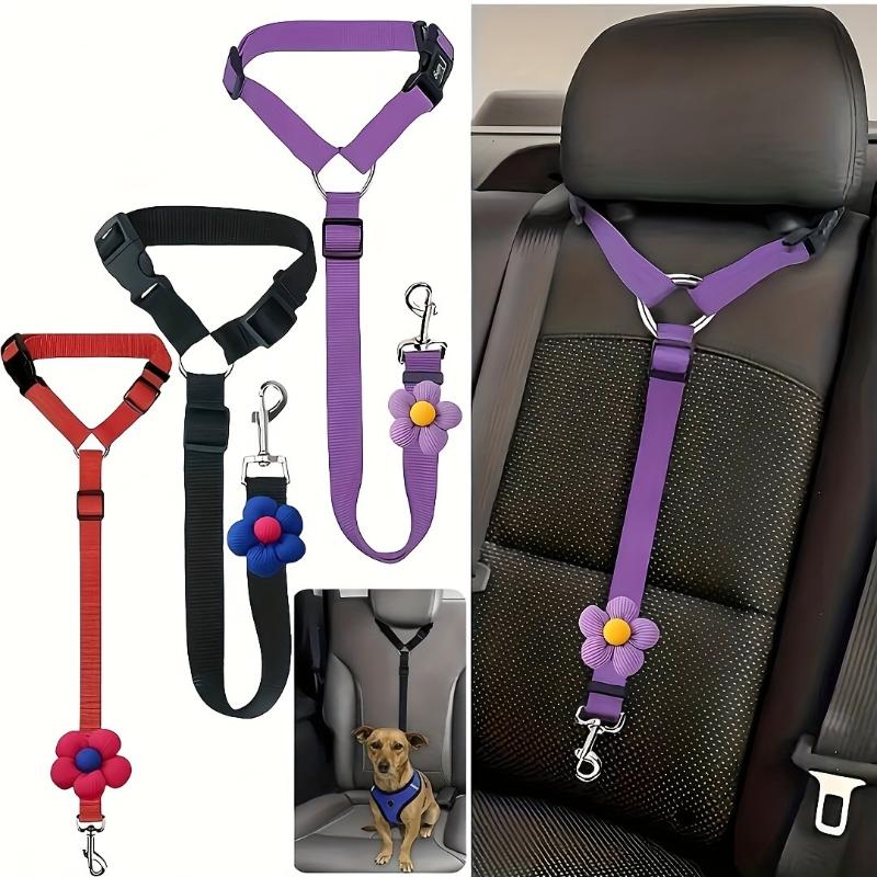 Cinturón de Seguridad para Per - Dog Seat Belt Harness Safety Tether reseña y precio