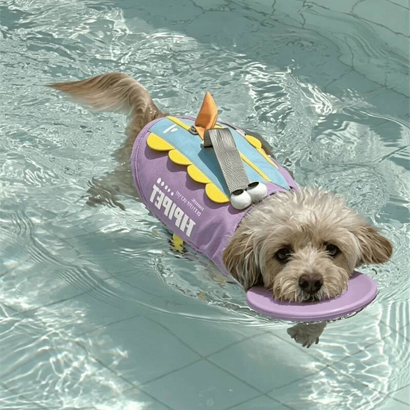 Chaleco salvavidas para perros - Dog Life Jacket Vest Buoyancy Handle reseña y precio