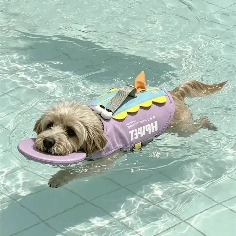 Chaleco salvavidas para perros - Dog Life Jacket Vest Buoyancy Handle reseña y precio