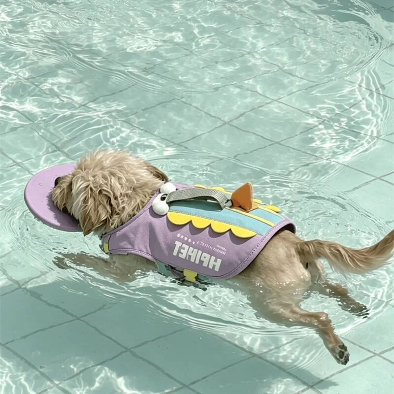Chaleco salvavidas para perros - Dog Life Jacket Vest Buoyancy Handle reseña y precio