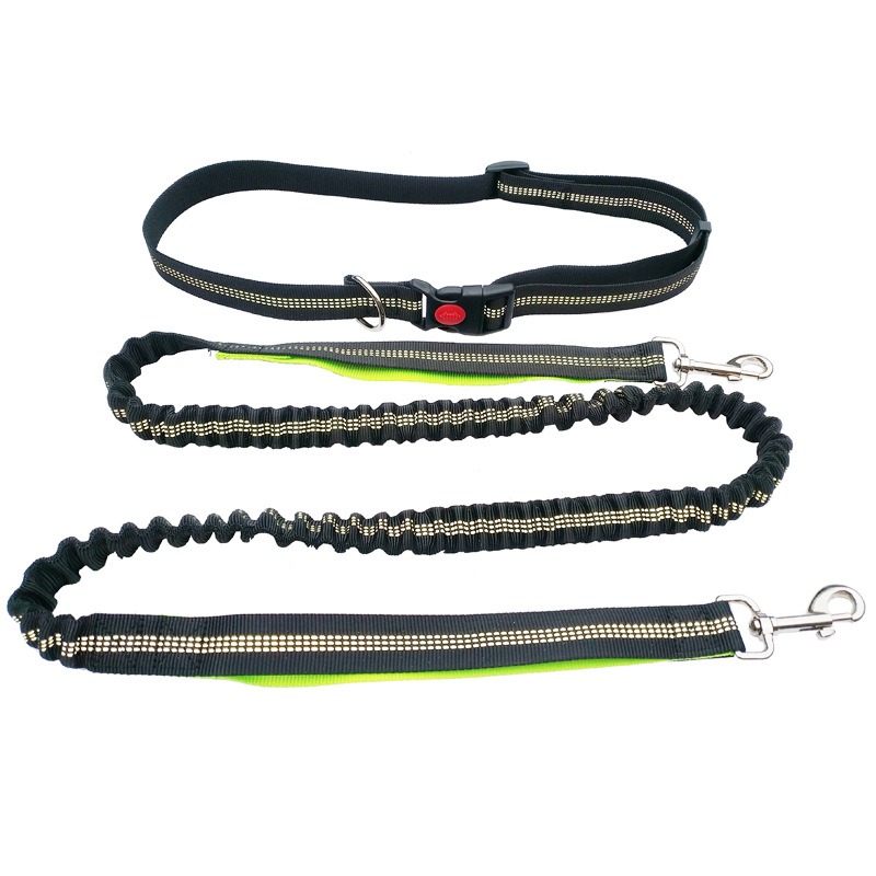 Correa de mano libre para perr - Hands Free Dog Running Leash Waist Belt reseña y precio