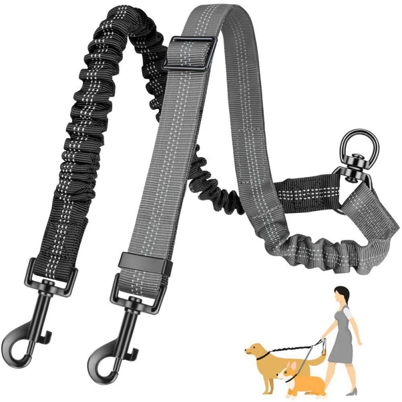 1 unidad, longitud de 20 cm, a - Bungee Dog Leash Shock Absorbing reseña y precio
